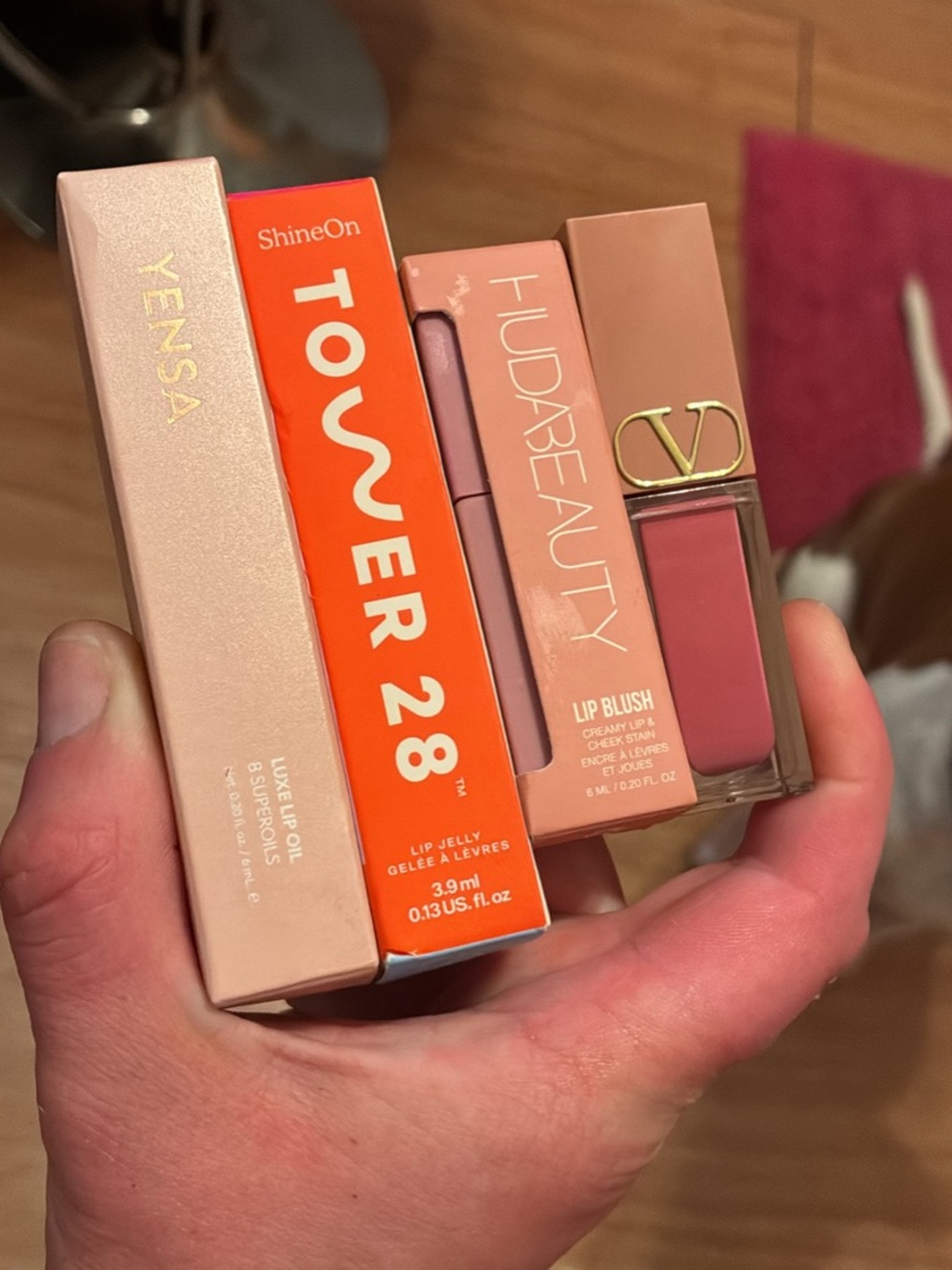 Lippie bundle! Valentino, Tower 28, HUDA Beauty, Yensa Lipstick/Gloss/oil